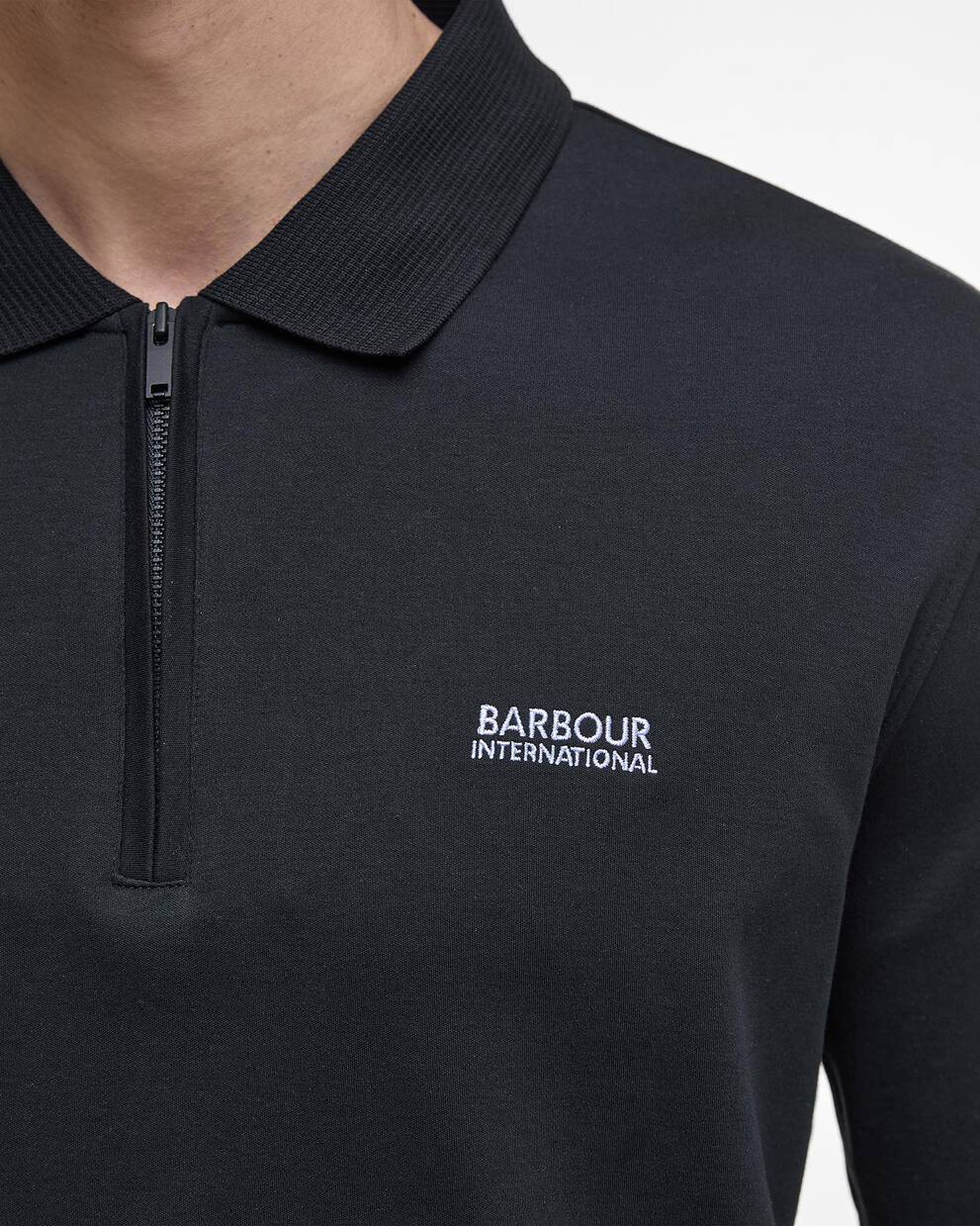 Innes Interlock Long-Sleeved Polo Shirt