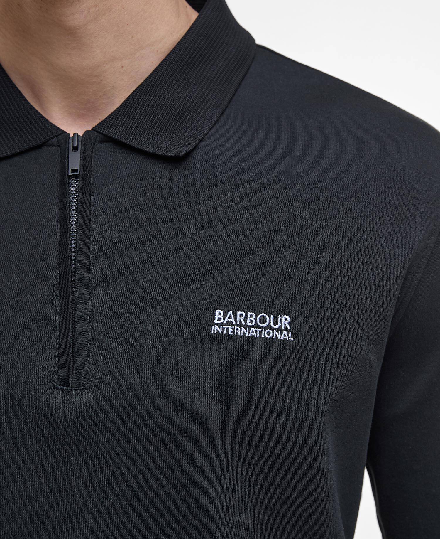 Innes Interlock Long-Sleeved Polo Shirt image number 4