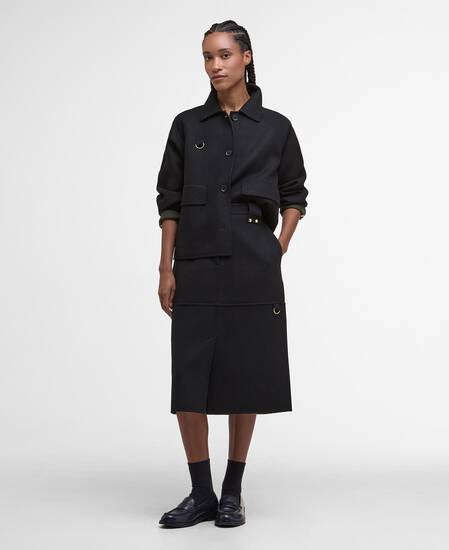 Gonna midi Leonie Black