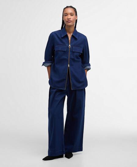 Arla Denim Overshirt Rinse Wash