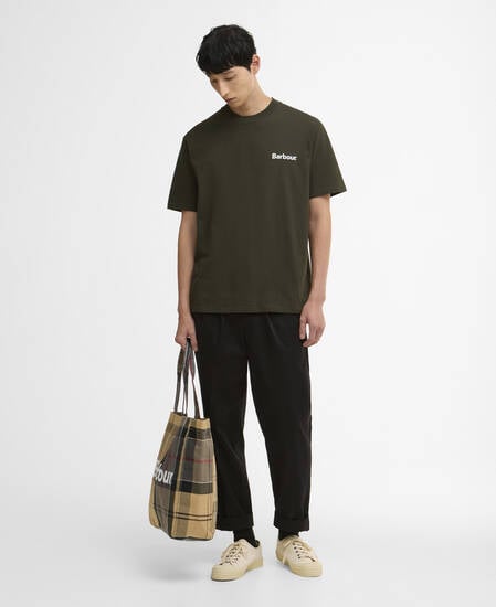 Crossby Archive Logo Oversized T-Shirt Sage