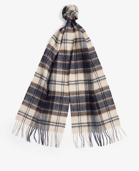 Tartan Scarf Autumn Dress