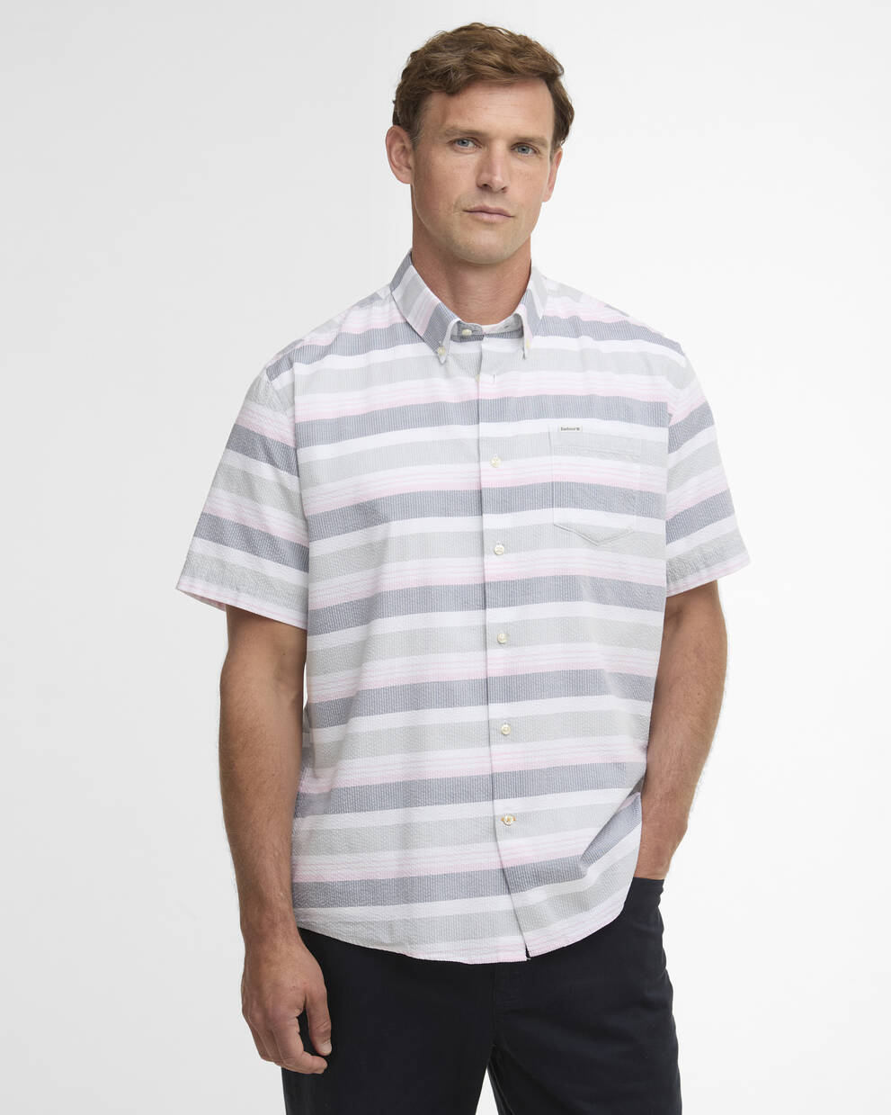 Chathill Striped Regular Short-Sleeved Shirt