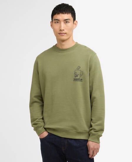 Sweatshirt Staithes Graphic Olvine