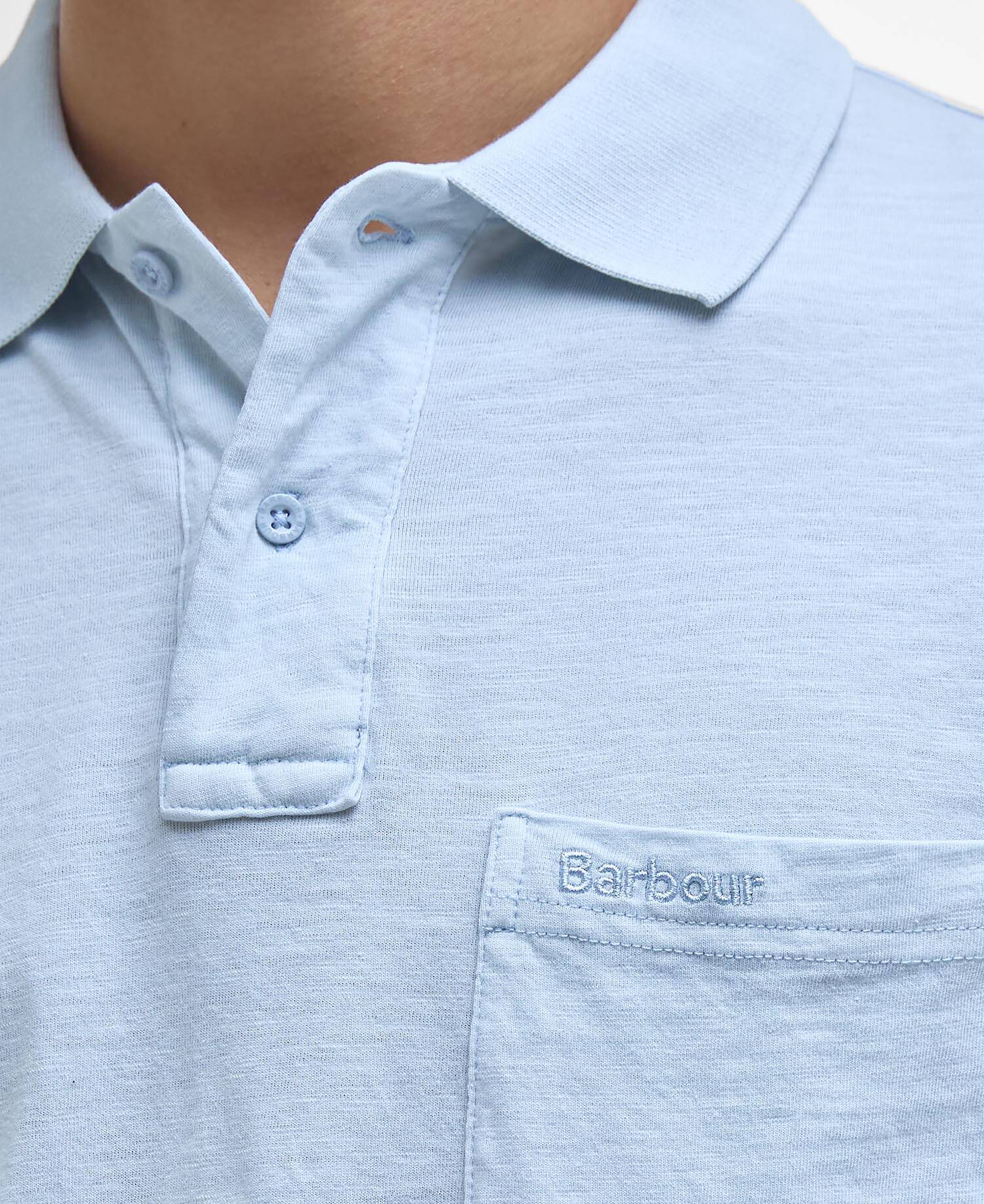 Pigment Dye Slub Polo Shirt image number 4