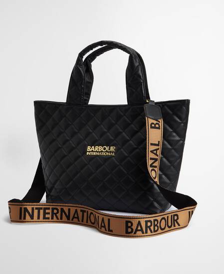 Battersea Quilted Mini Tote Bag Classic Black