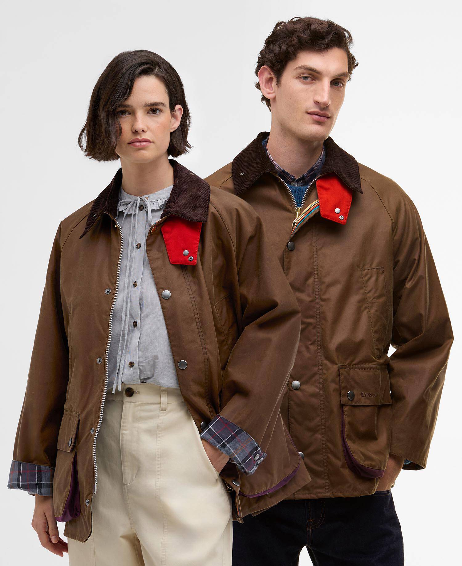 Paul Smith loves Barbour Oversized Bedale Waxed Jacket image number 0