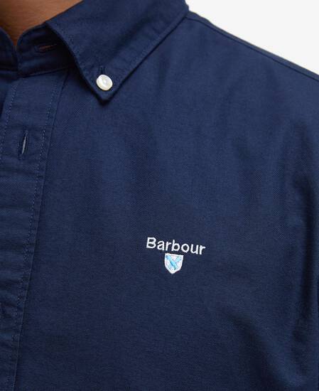 Oxford Tailored Long-Sleeved Shirt Classic Navy