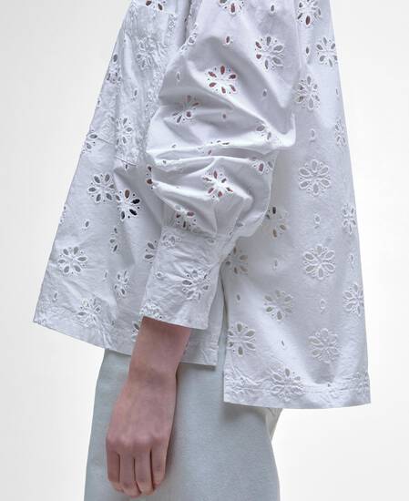 Melissa Broderie Anglaise Shirt White Melissa Broderie Anglaise Shirt White