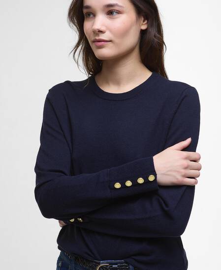 Carlby Crew Neck Jumper Navy