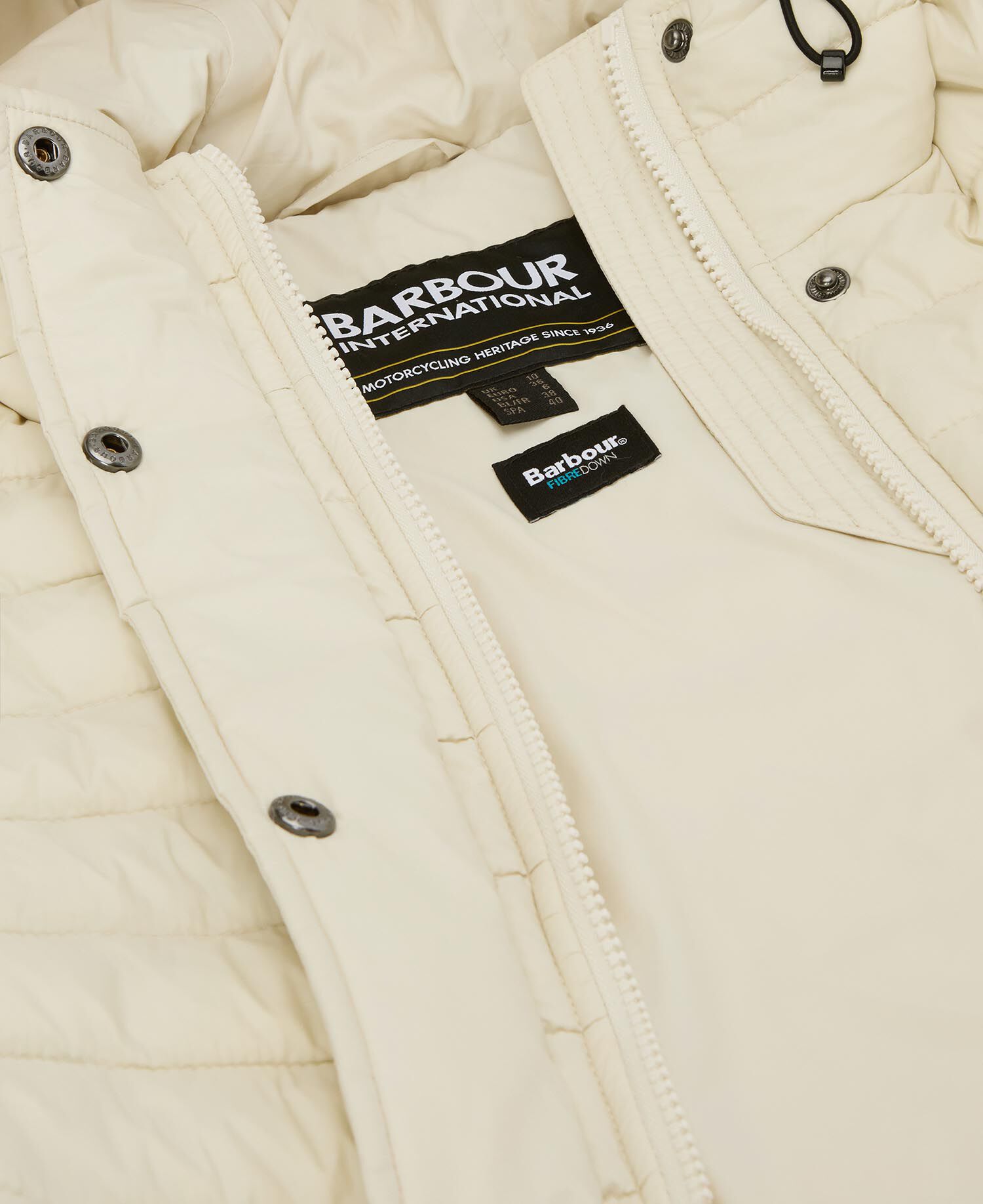 Jada Puffer Jacket Bone White