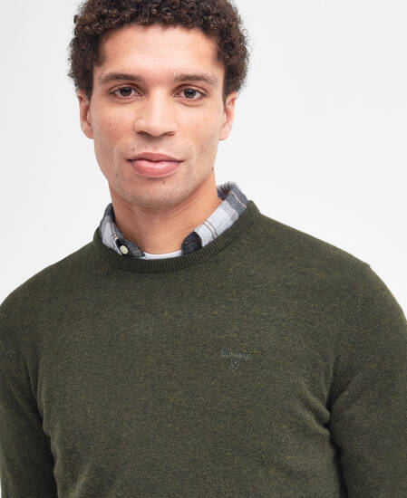 Essential Crew Neck Jumper Seaweed