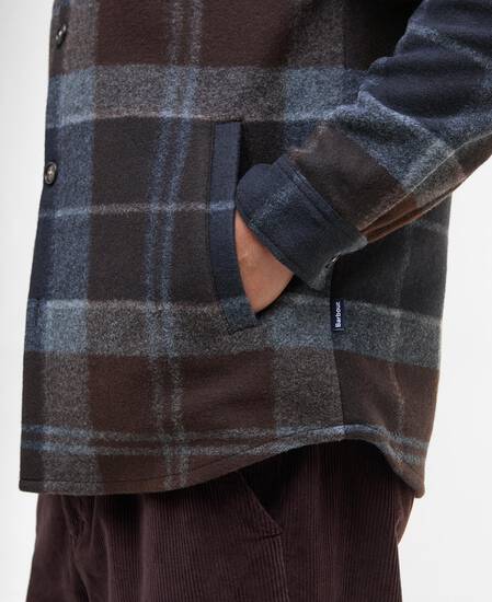 Chapter Check Overshirt Midnight Oak Tartan