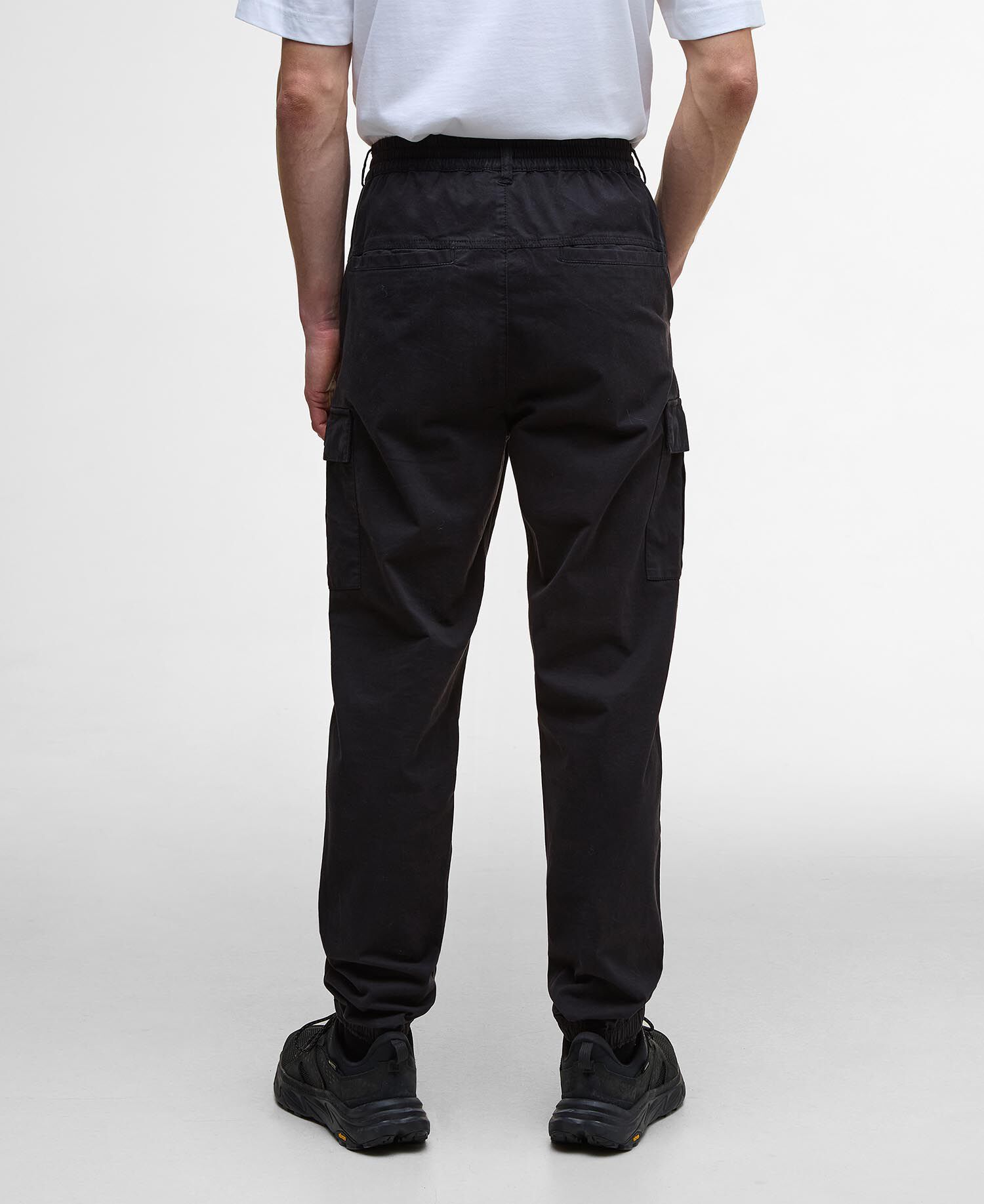 Outline Cargo Trousers Black