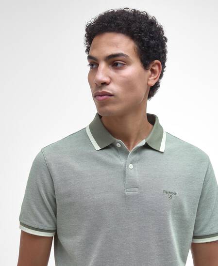 Poloshirt Barnard Short-Sleeved Light Moss