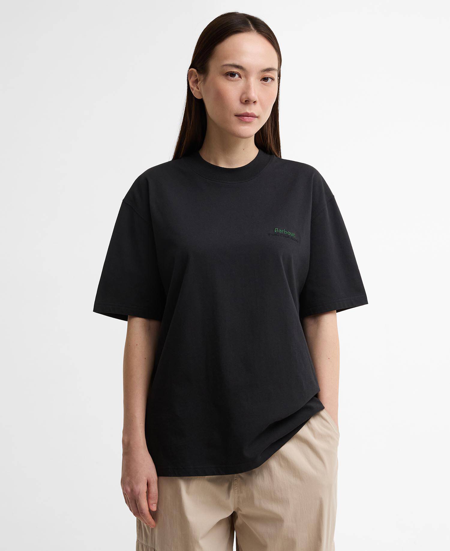 Barbour x Feng Chen Wang Graphic T-Shirt Black image number 2
