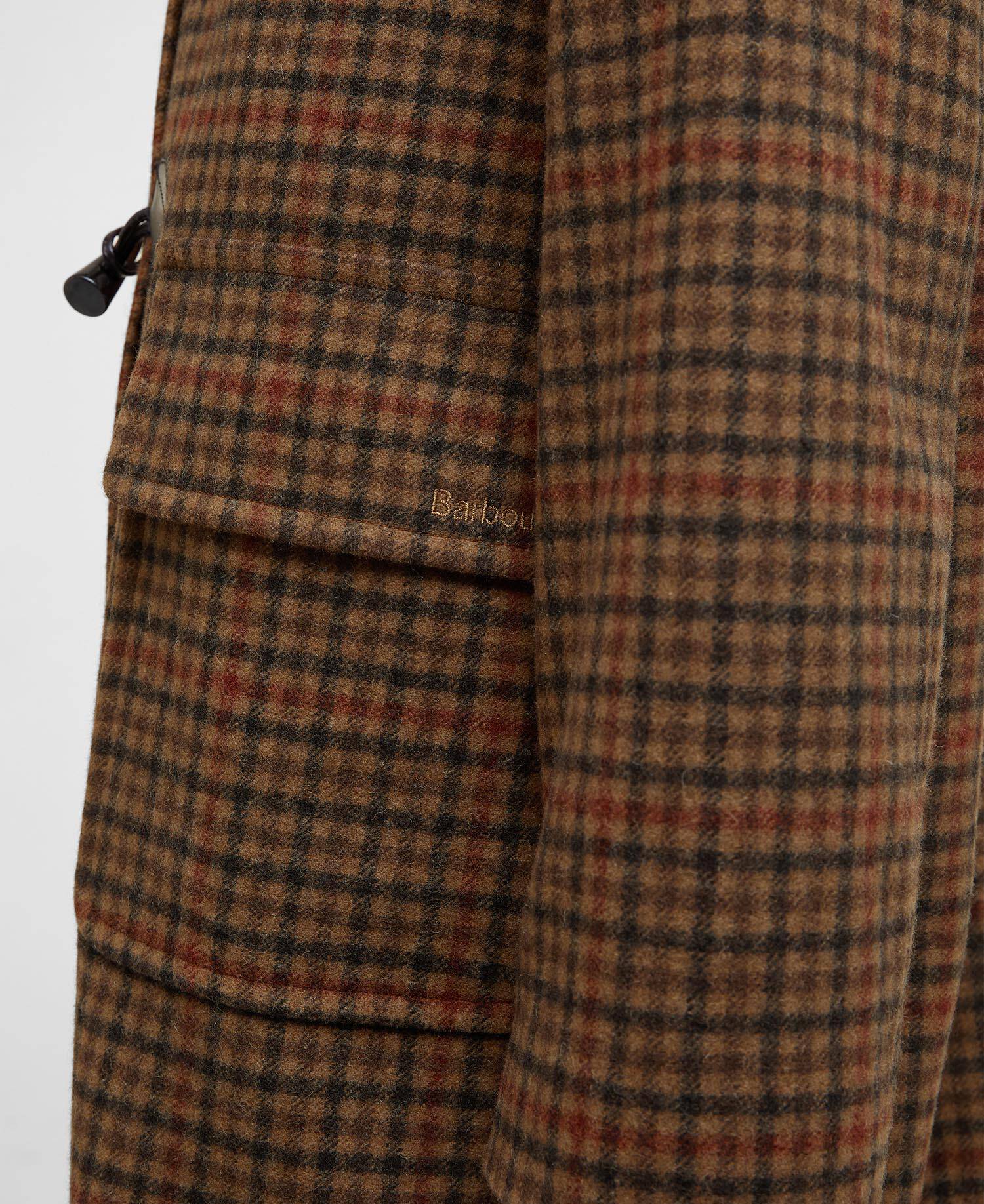 Melody Check Wool Duffle Coat image number 4