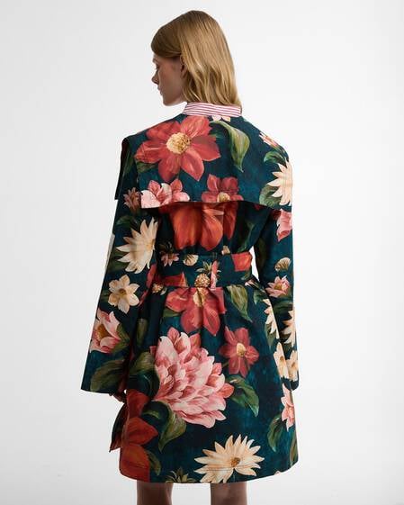 Giacca casual Gardenia Barbour x FARM Rio Navy Wild Flower/Navy Flower