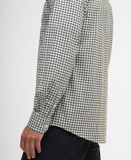 Gingham Aukside Regular Shirt Olive