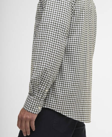 Gingham Aukside Regular Shirt Olive