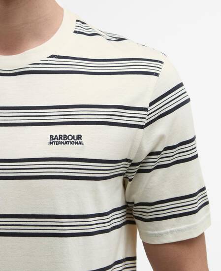 Upham Striped T-Shirt Whisper White Upham Striped T-Shirt Whisper White
