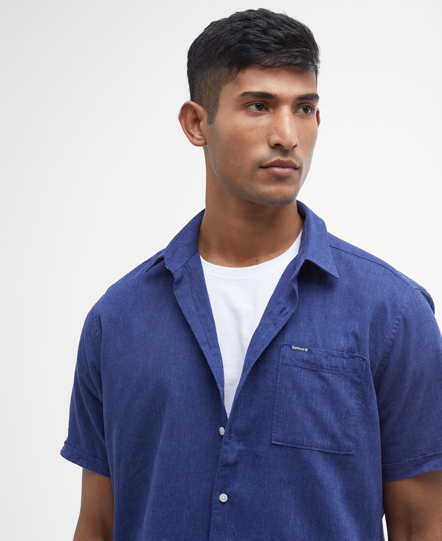 Nelson Regular Short-Sleeved Shirt Indigo