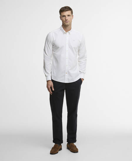 Treeport Long-Sleeved Tailored Shirt White