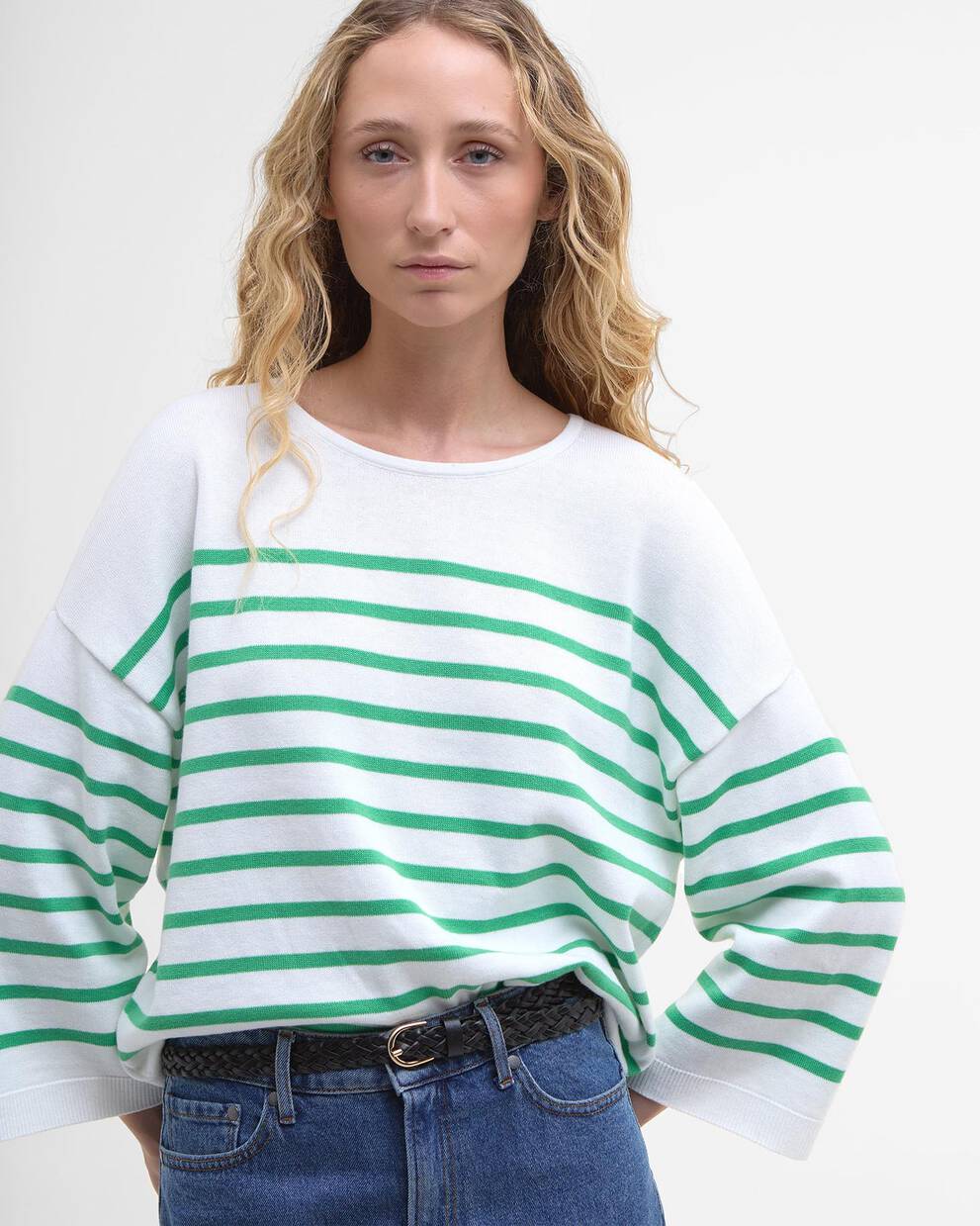 Kayleigh Striped Crew Neck Jumper