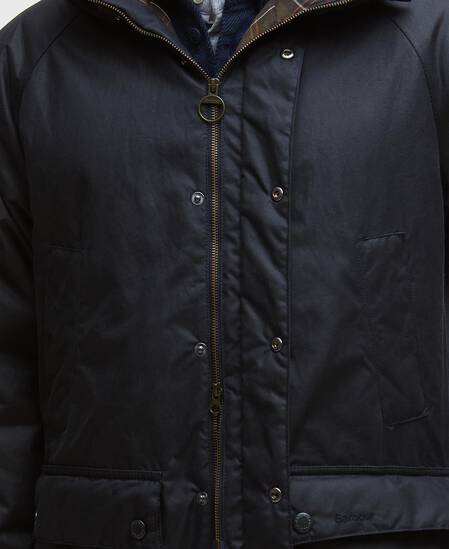 Bedale Waxed Parka Navy