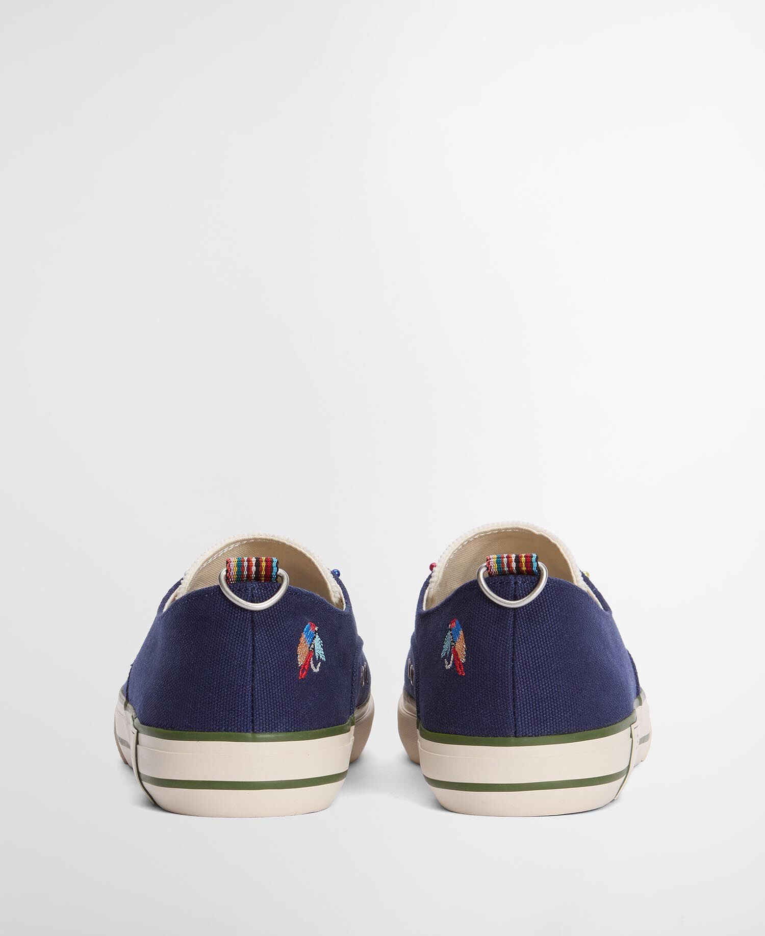 Paul Smith Loves Barbour Men's Plimsolls Dark Navy