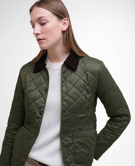 Deveron Polarquilt Jacket Olive-Pearl
