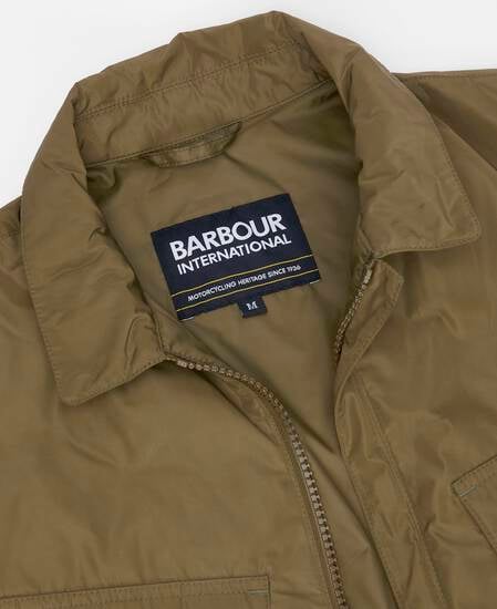 Padded Ariel Shirt Jacket Light Sage