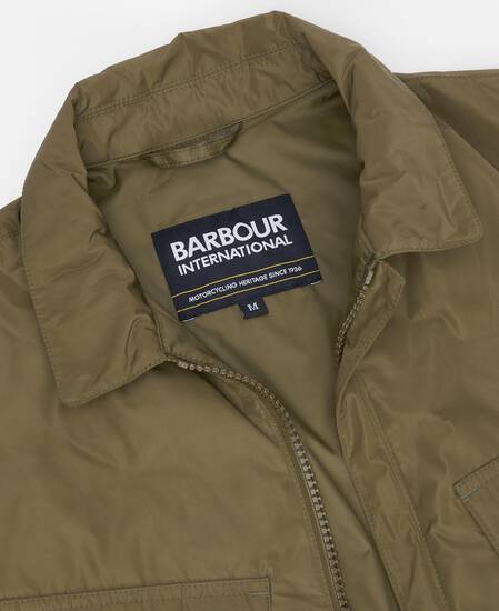 Padded Ariel Shirt Jacket Light Sage