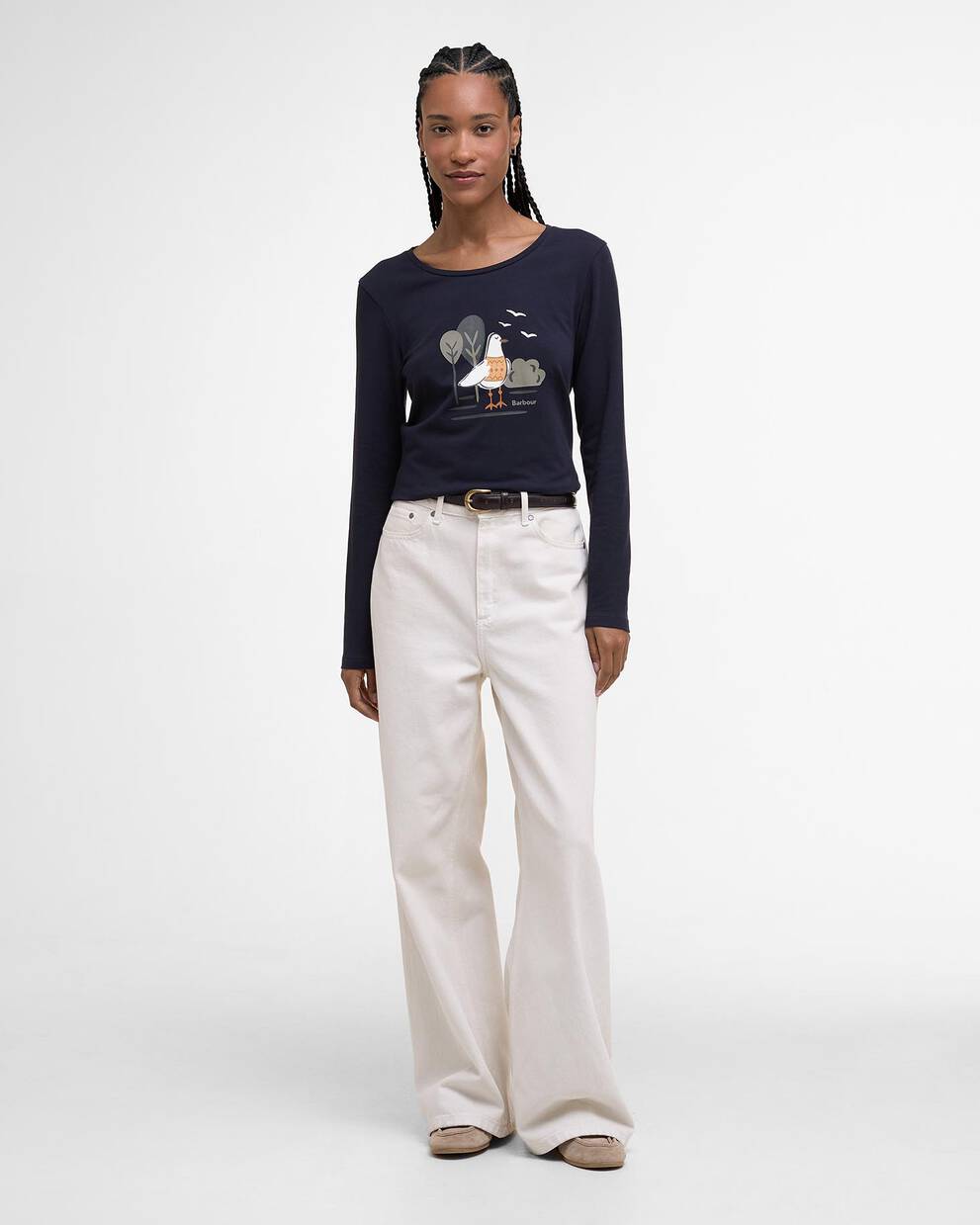 T-shirt Lossie a maniche lunghe