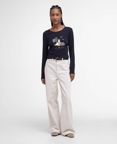 Langarmshirt Lossie Navy