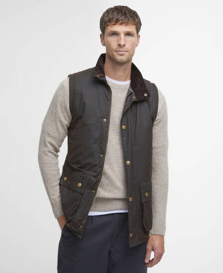 Westmorland Waxed Gilet Olive