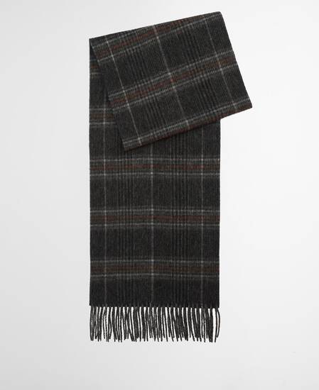 Marsden Reversible Lambswool Scarf Grey/Navy
