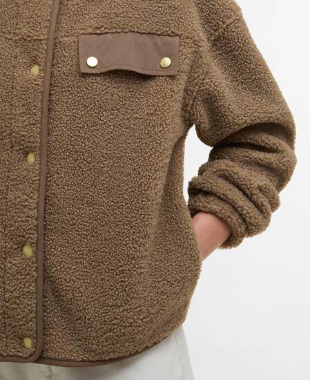 Mabel Fleece Military Brown