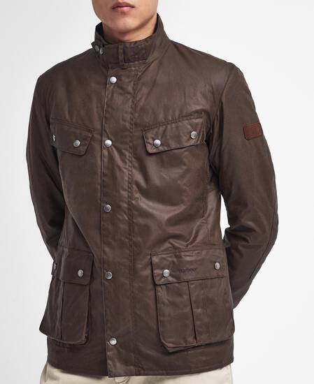 Duke Waxed Jacket Bark