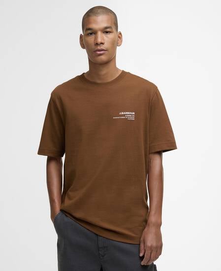 Parkend Photographic Relaxed T-Shirt Umber