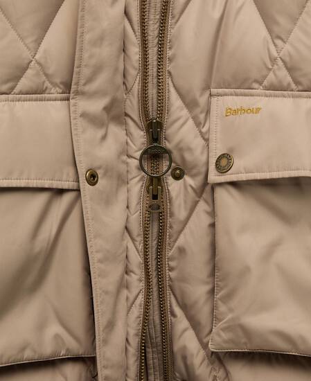 Longline Yasmin Down Puffer Jacket Light Trench