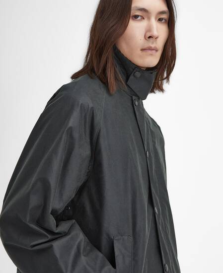 Modified Exmoor Waxed Coat Sage