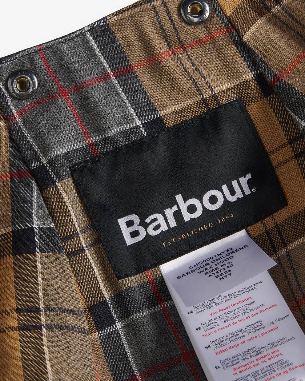 Childrens' Waxed Hood