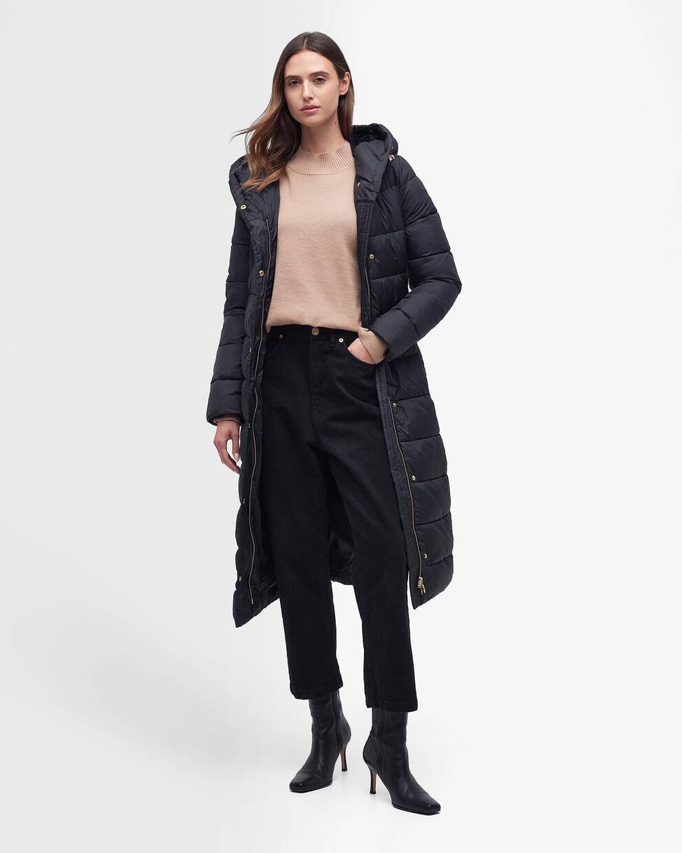 Track Line Quilted Jacket