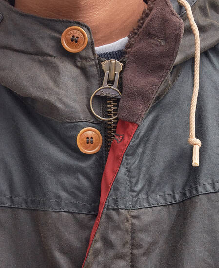 Game Parka Waxed Olive