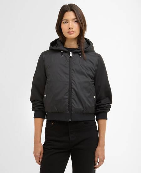 Equinox Quilted Sweatshirt Black