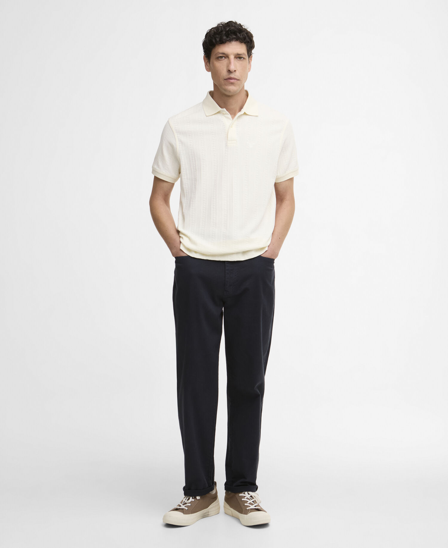 Harwell Tailored Polo Shirt Whisper White