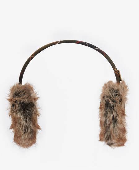 Barrhill Faux-Fur Ear Muffs Classic Tartan