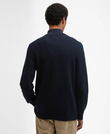 Pullover Essential Honeycomb Half-Zip Navy