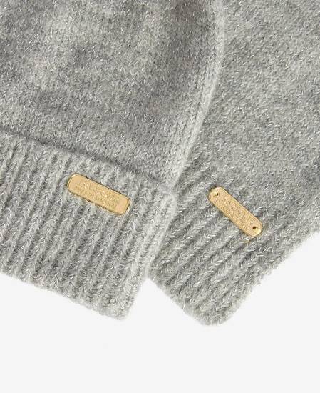 Sparkle Beanie & Scarf Gift Set Grey Marl
